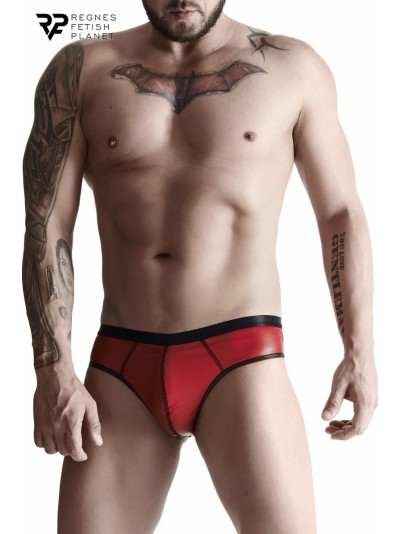 Slip rouge wetlook - Regnes