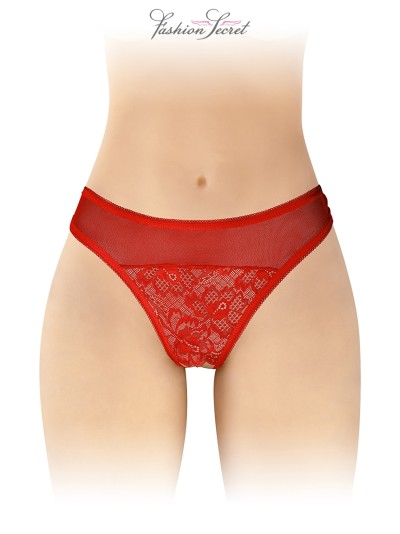 Tanga rouge ouvert Ava - Fashion Secret