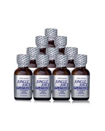 Pack of 10 poppers Jungle Juice Platinum 24 ml13942oralove