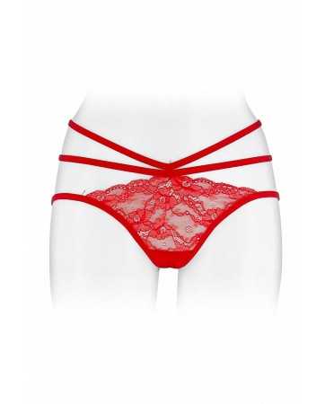 Open crotch panties Nadia - red14140oralove