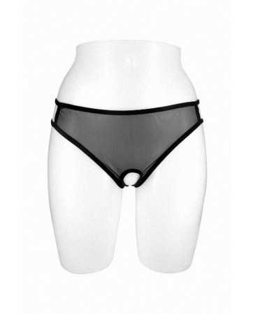 Open crotch panty Ophelia - black14184oralove