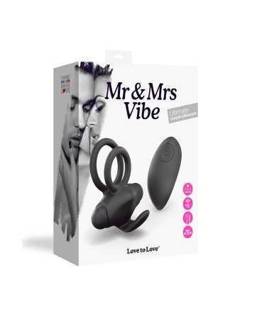 Anel vibratório com controlo remoto Mr and Mrs Vibe14320oralove