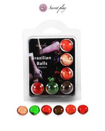 6 Brazilian Balls assorted flavors 14394oralove