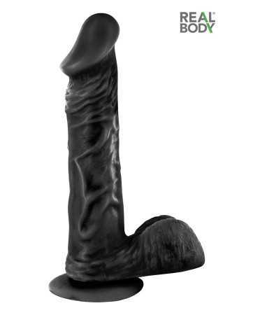 Realistic dildo 23 cm - Real Bruce Black15724oralove