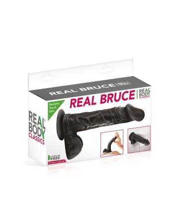 Realistic dildo 23 cm - Real Bruce Black15724oralove