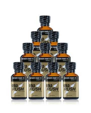 Pack of 10 Gold Rush poppers 24 ml 15832 oralove