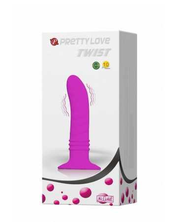 Vibrating Twist anal plug - Pretty Love15855oralove