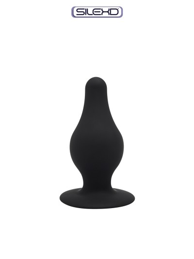 Plug anal The Original Model 2 noir 6,4 cm - SilexD