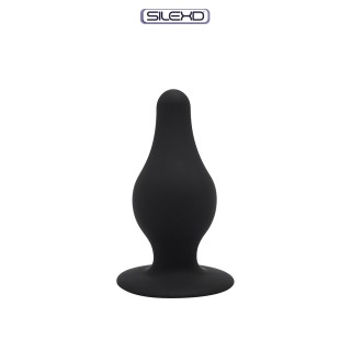 Plug anal The Original Model 2 noir 7,2 cm - SilexD