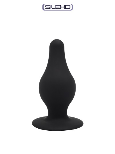 Plug anal The Original Model 2 noir 7,2 cm - SilexD
