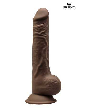 Consolador doble densidad chocolate 24 cm - Modelo 316134oralove