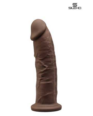 Consolador doble densidad chocolate 19 cm - Modelo 216159oralove