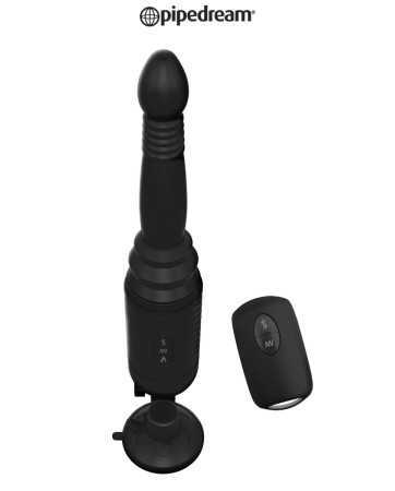 Remote-controlled vibrating thrusting anal plug - Oralove