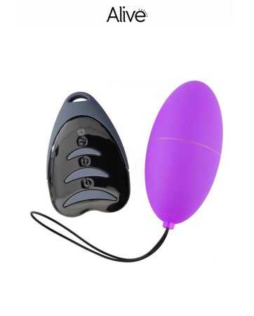 Huevo mágico 3 control remoto huevo vibrador - purple16361oralove