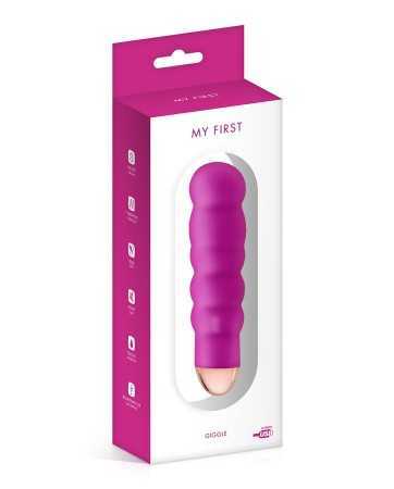 Rechargeable pink vibrator Giggle - My First16524oralove