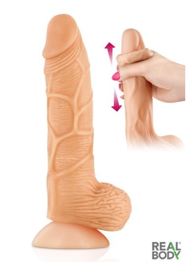 Gode ultra-réaliste 21 cm - Real Brad