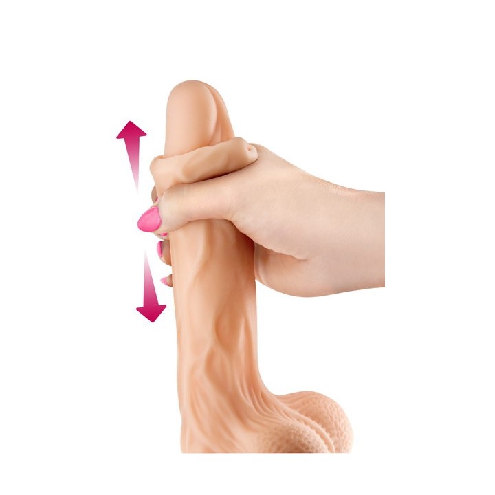 Gode ultra-réaliste 21 cm - Real Brad