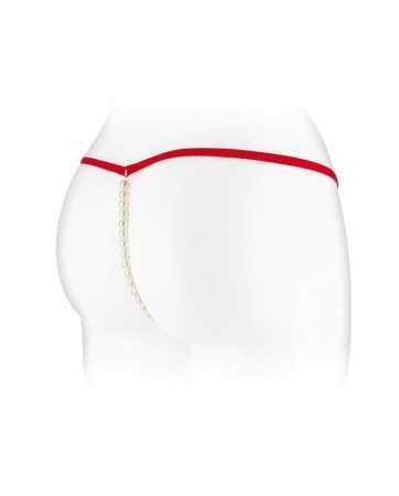 String avec perles Venusina - rouge16580oralove