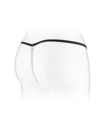 Black string and Venusina Fashion Secret16581oralove pearls