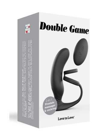 Prostate stimulator + cockring Double game16698oralove