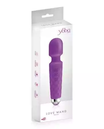 Vibro Love Wand recarregável violeta - Yoba