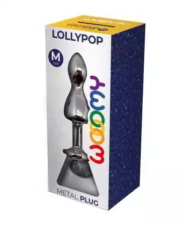 Plug bijou Lollypop transparent M - Wooomy