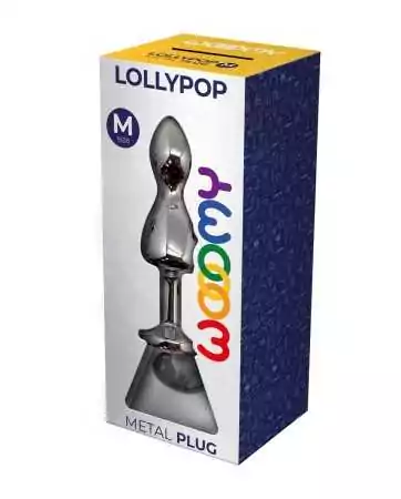 Plug gioiello Lollypop trasparente M - Wooomy