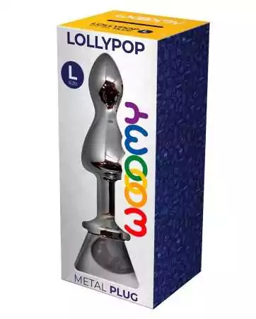 Plug gioiello Lollypop trasparente L - Wooomy