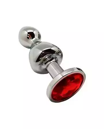 Plug gioiello Lollypop rosso M - Wooomy