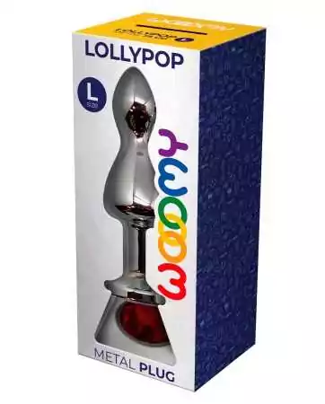Plug Lollypop red jewel L - Wooomy