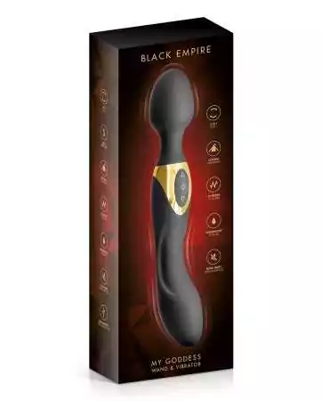 Mi Diosa 2 en 1 vibrador varita - Black Empire