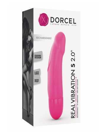 Vibrador recarregável Real Vibration rosa S 2.0 - Dorcel16913oralove