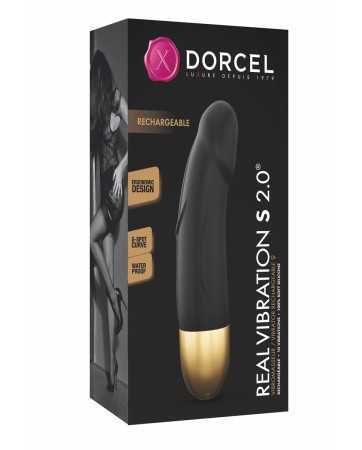 Rechargeable Real Vibration gold S 2.0 Vibrator - Dorcel16915oralove