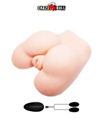 Realistic vibrating buttocks masturbator - Crazy Bull16949oralove