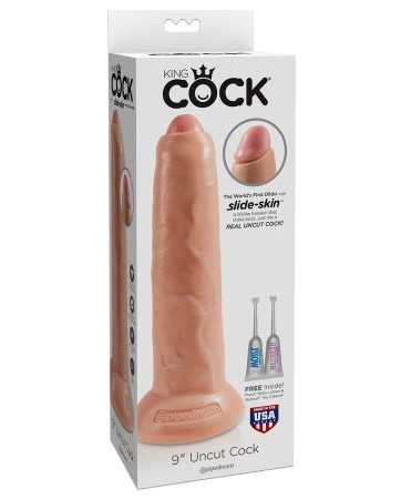 Consolador 23,5 cm con prepucio - King Cock17083oralove