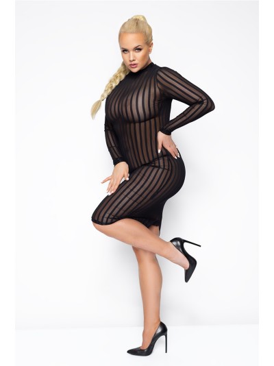 Robe transparente en tulle Queen Size F270