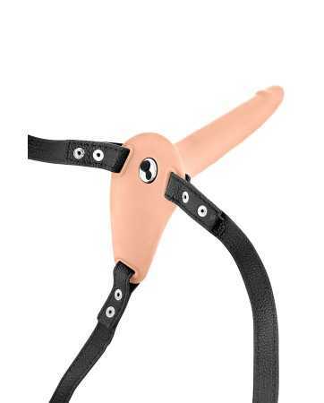 Strap-on harness flesh-colored vibrating Fetish Tentation17121oralove