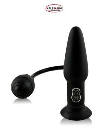 Inflatable vibrating anal plug 9548 by Oralove