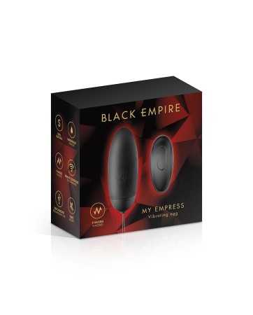 Remote controlled vibrating egg My Empress - Black Empire17186oralove