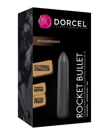 Mini vibrador Rocket Bullet preto - Dorcel17288oralove