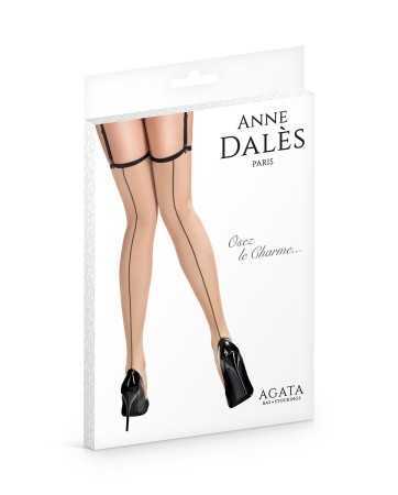 Low-seam hosiery in nude Agata - Anne d'Alès17354oralove