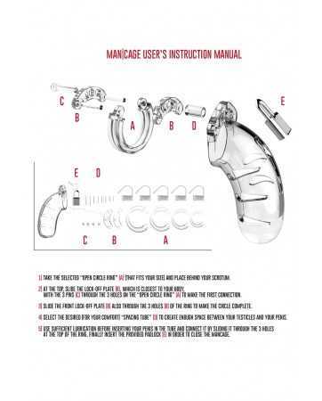 Jaula de castidad 9cm ManCage 0117406oralove