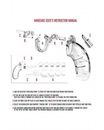 Jaula de castidad 9cm ManCage 0217407oralove