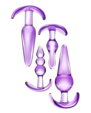 Kit 4 lilac anal plugs - Zahara17451oralove
