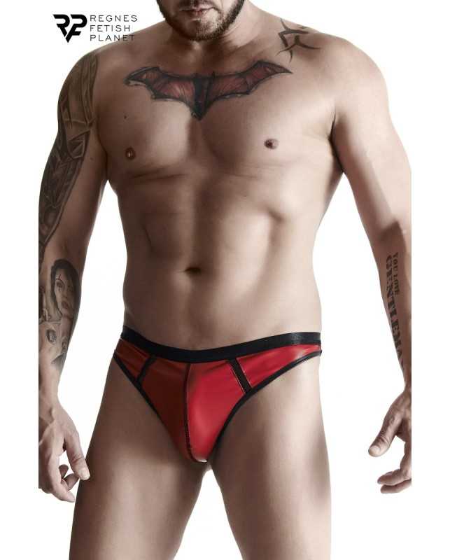 String en wetlook rouge - Regnes17541oralove