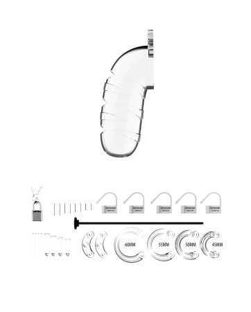 Jaula de castidad 12.5cm con tapón de uretra - ManCage 1717593oralove