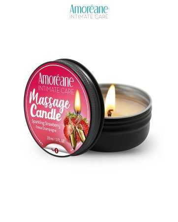 Massage candle sparkling wine with strawberry - Amoreane17665oralove