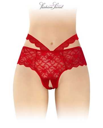 Culotte ouverte rouge Marie - Fashion Secret17698oralove