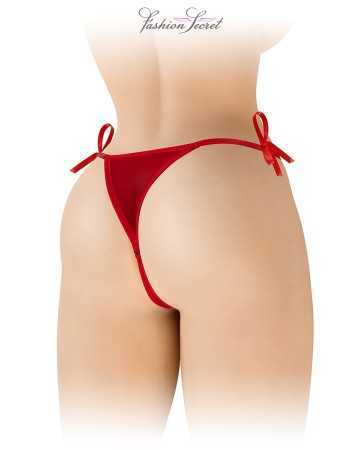 Red open string to tie Stella - Fashion Secret17701oralove