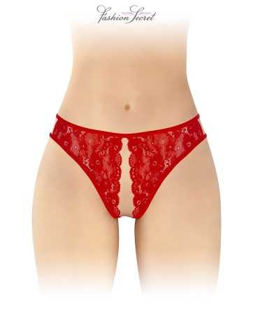 Roter offener String Victoria - Fashion Secret17707oralove